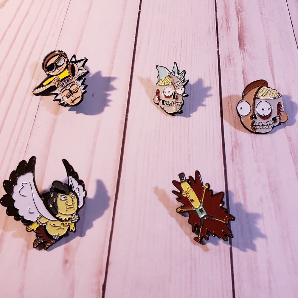 Rick and Morty Pins